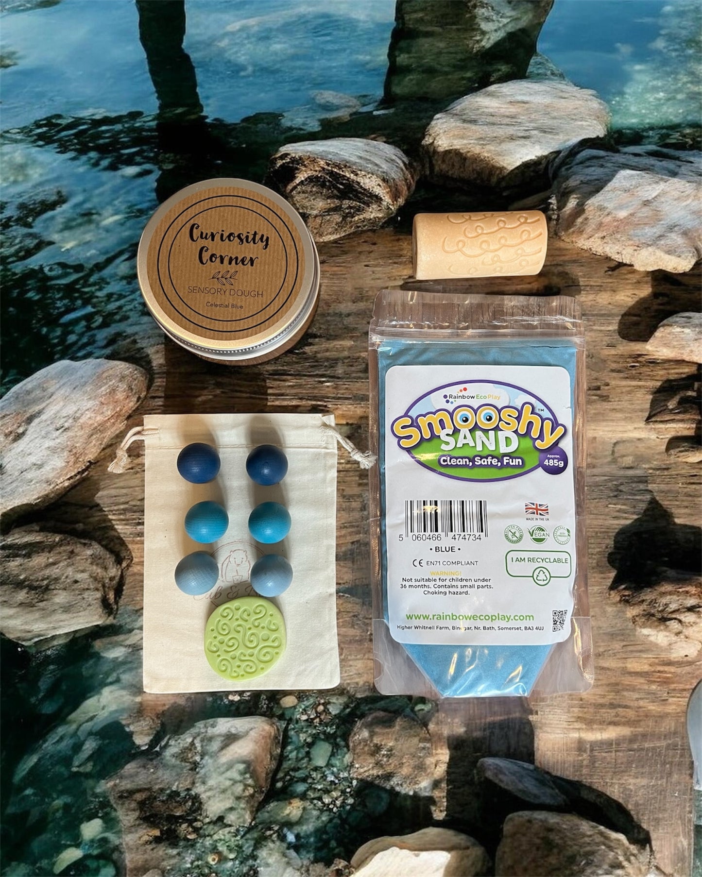 Cub & Bear's Monthly Sensory Play Subscription Box ~ March ~ Wild Waters