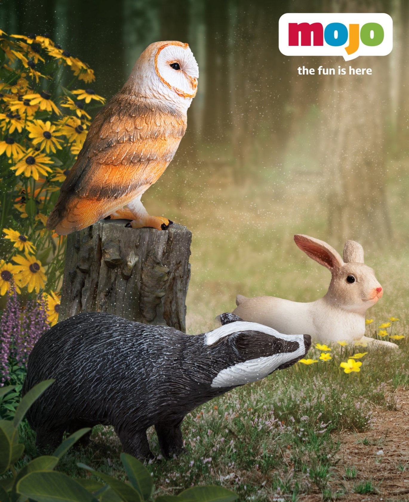MOJO British Woodland Animal Figurine Collection