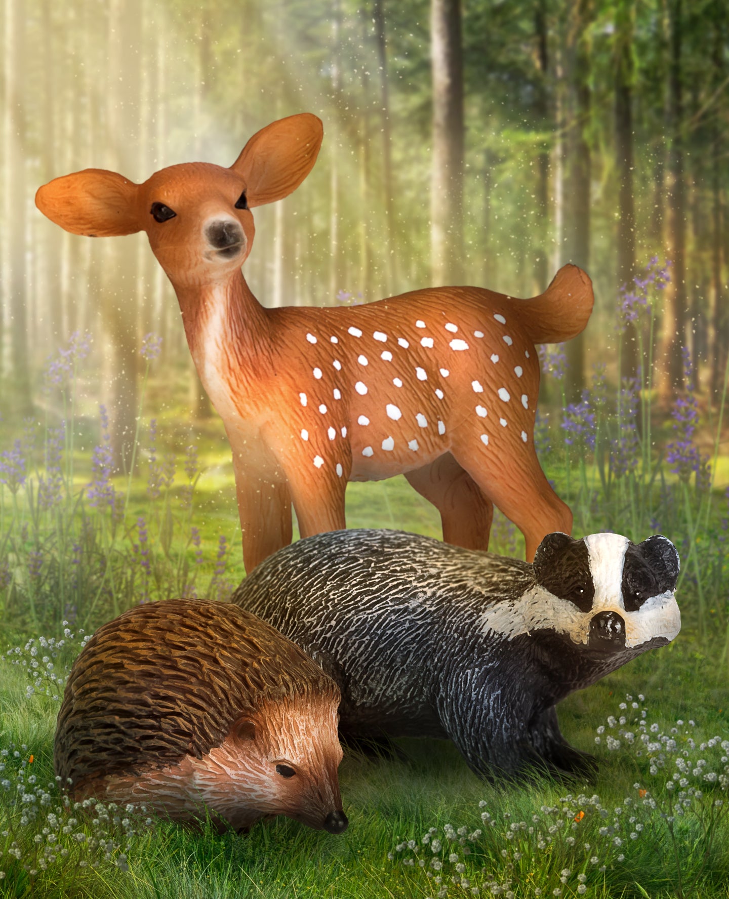 MOJO British Woodland Animal Figurine Collection