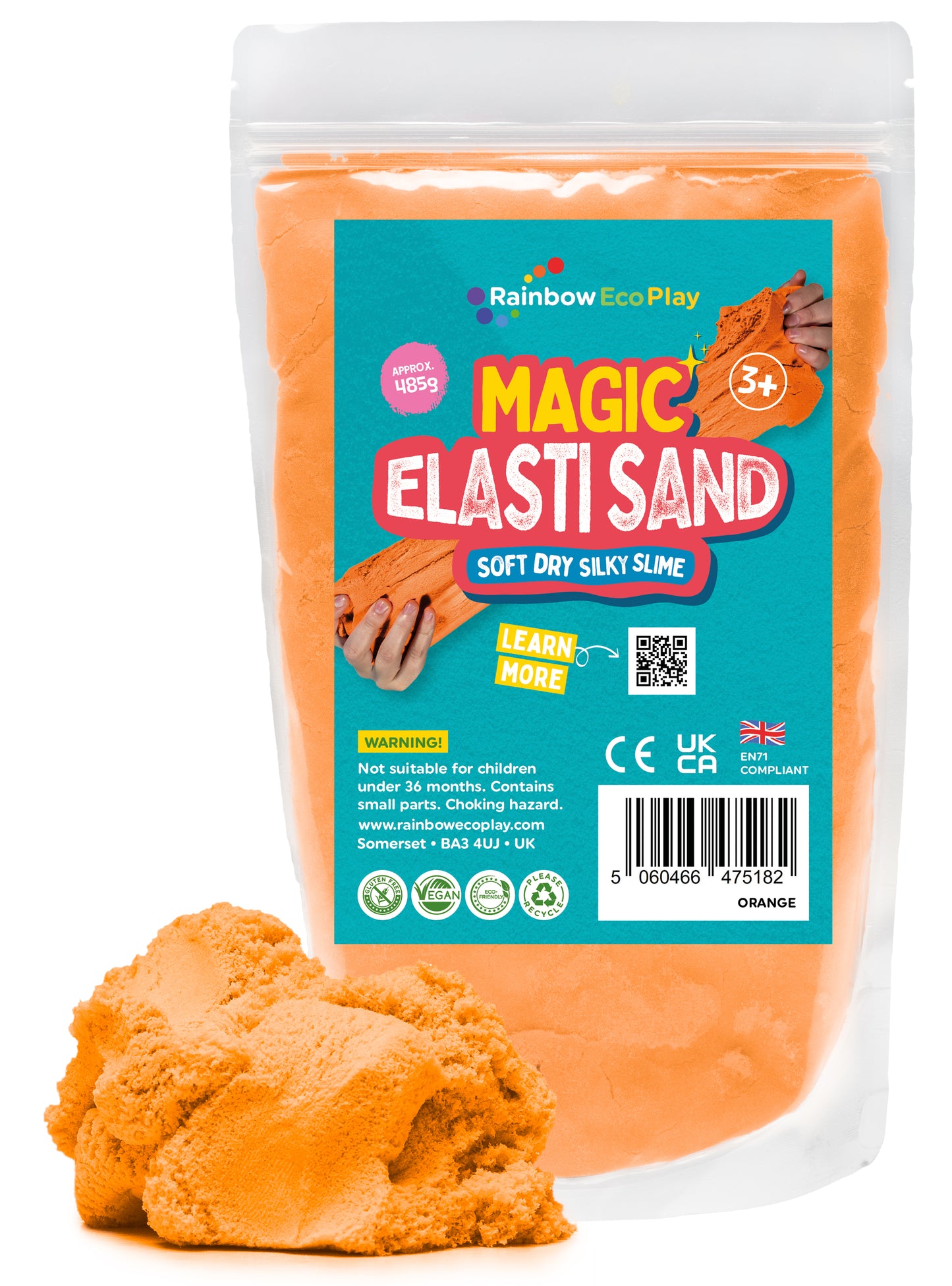 Rainbow Eco Magic Elasti Slime Sand 485G