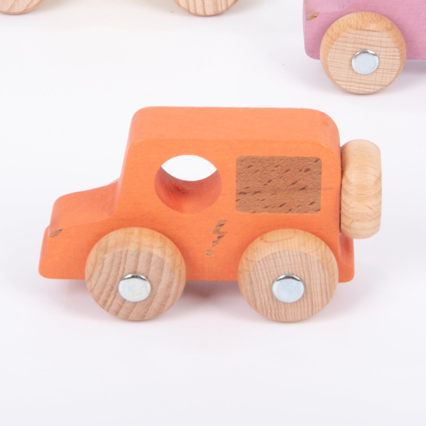 Rainbow Wooden Vehicles (12M+)