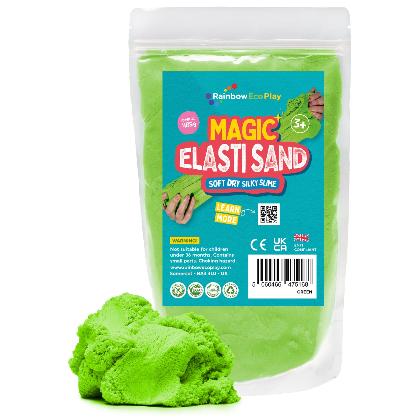 Rainbow Eco Magic Elasti Slime Sand 485G