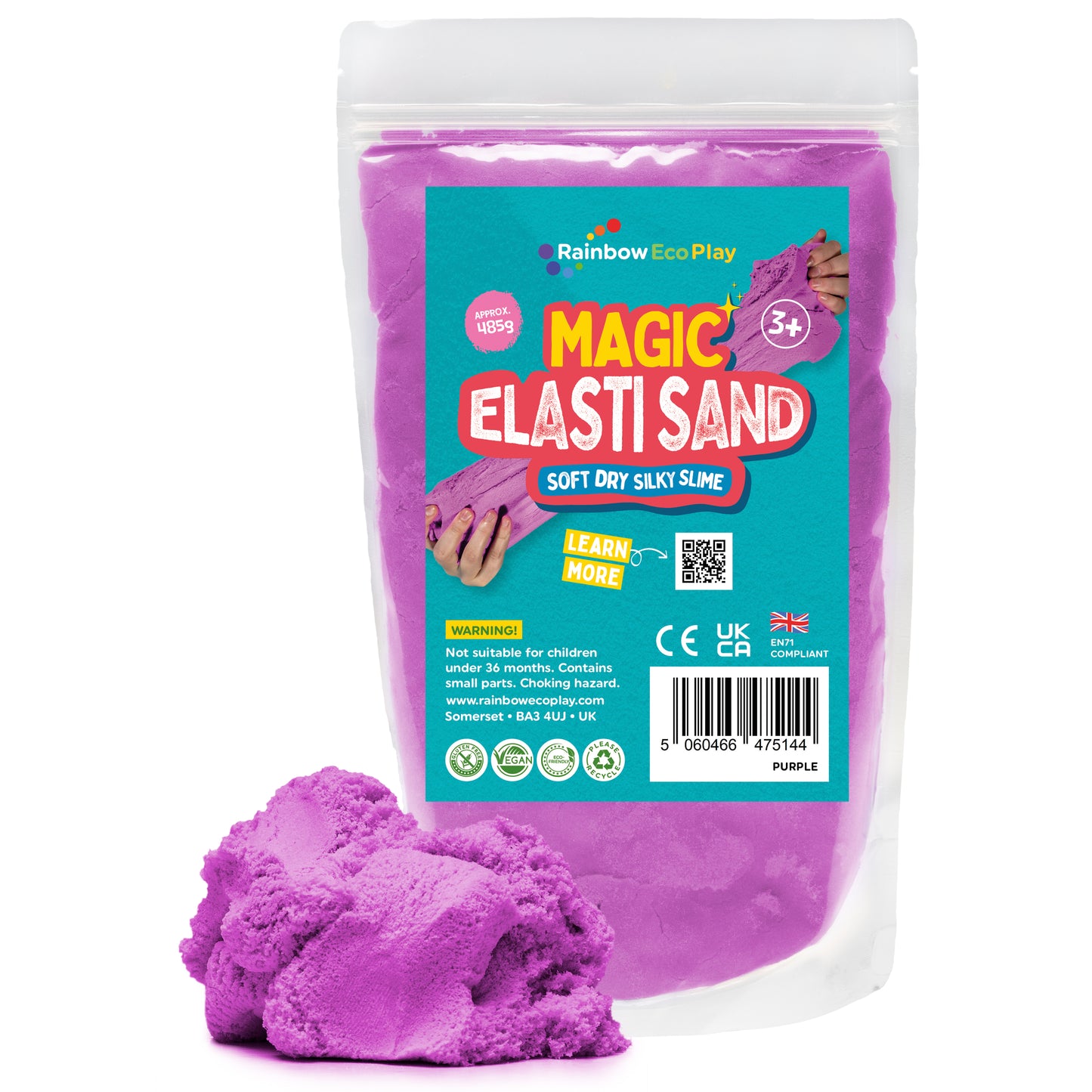 Rainbow Eco Magic Elasti Slime Sand 485G