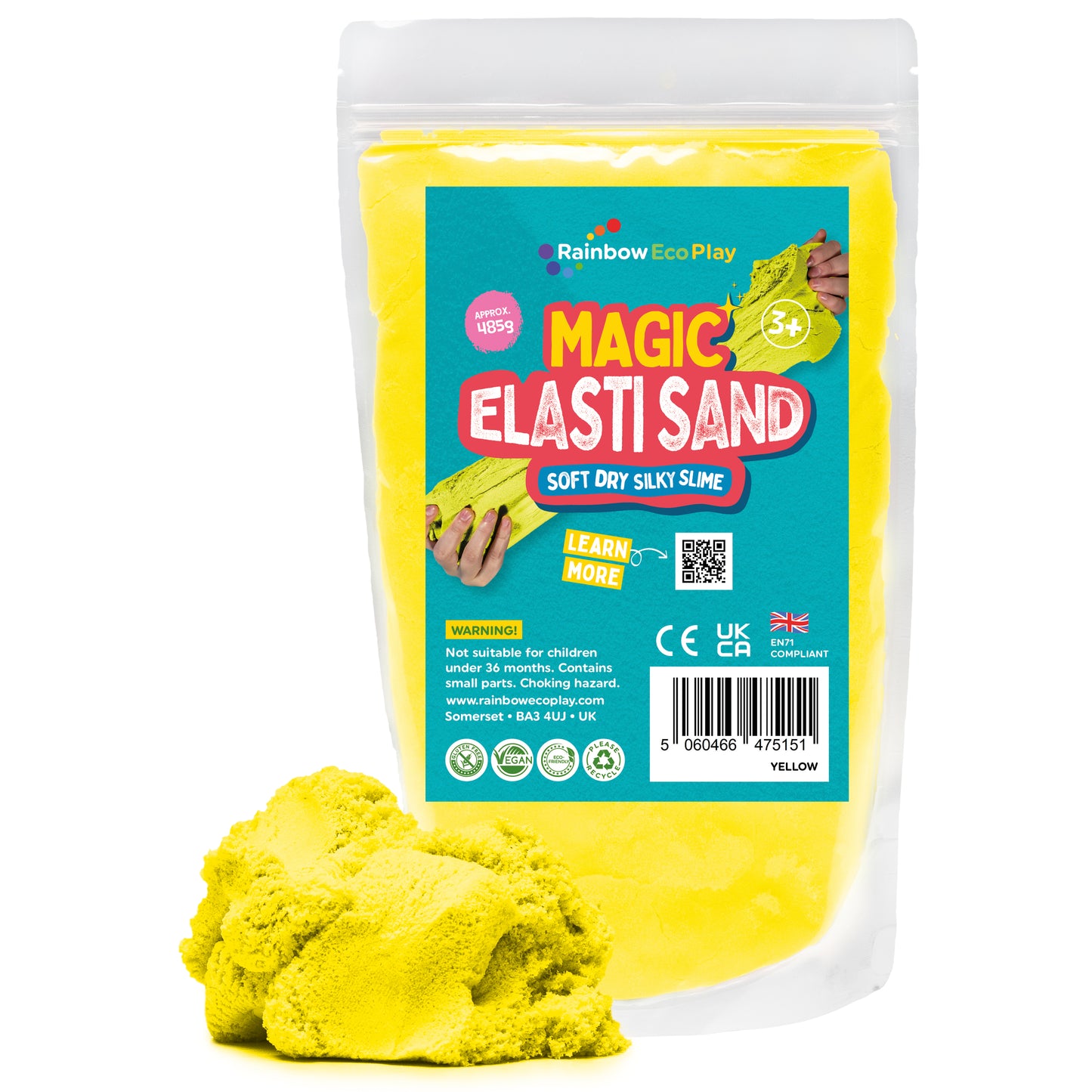 Rainbow Eco Magic Elasti Slime Sand 485G