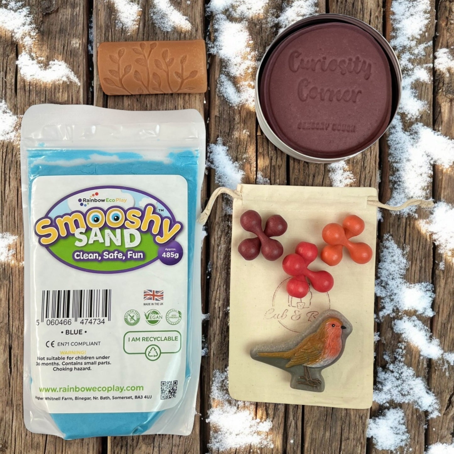 Cub & Bear's Monthly Sensory Play Subscription Box ~ January ~ Winter Garden