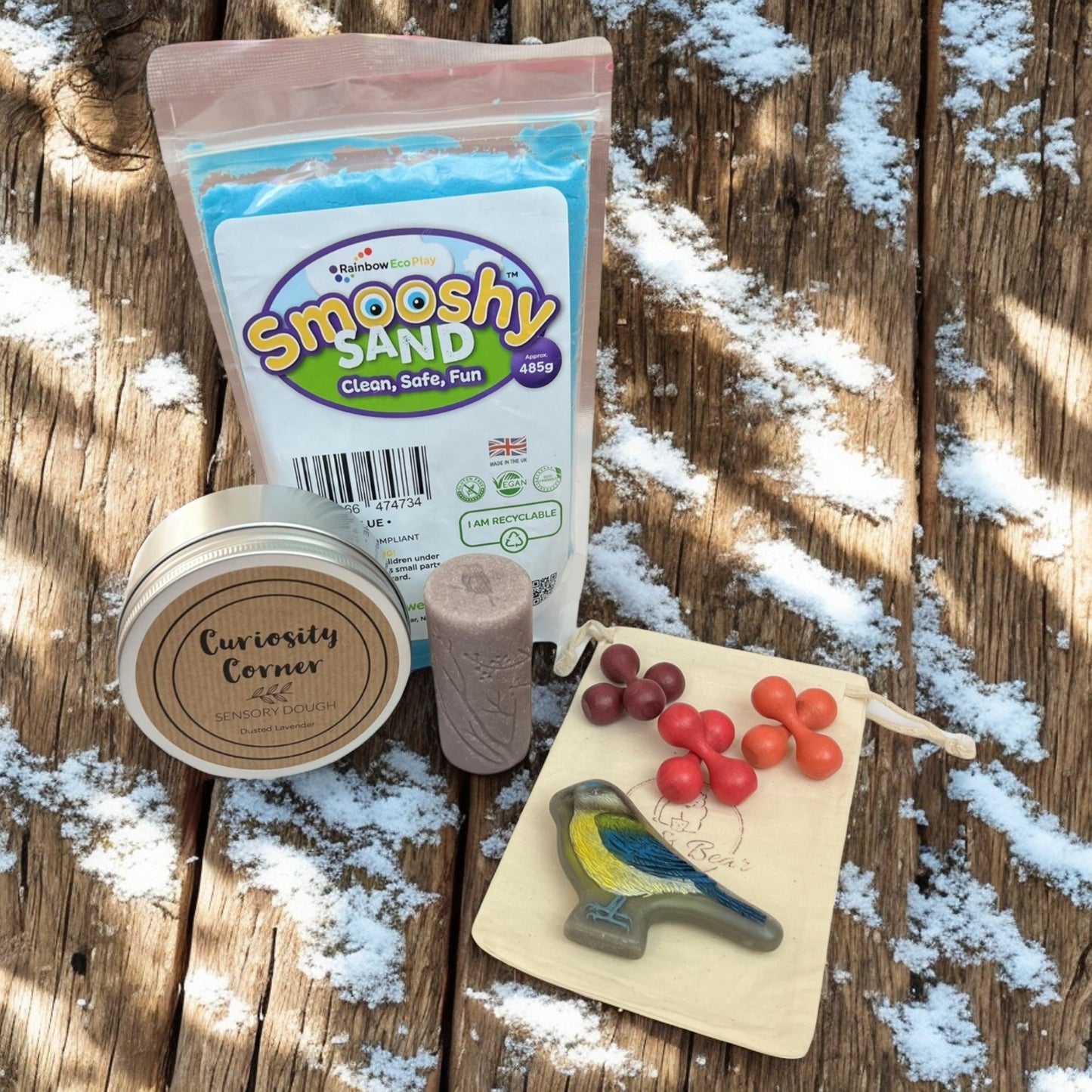 Cub & Bear's Monthly Sensory Play Subscription Box ~ January ~ Winter Garden