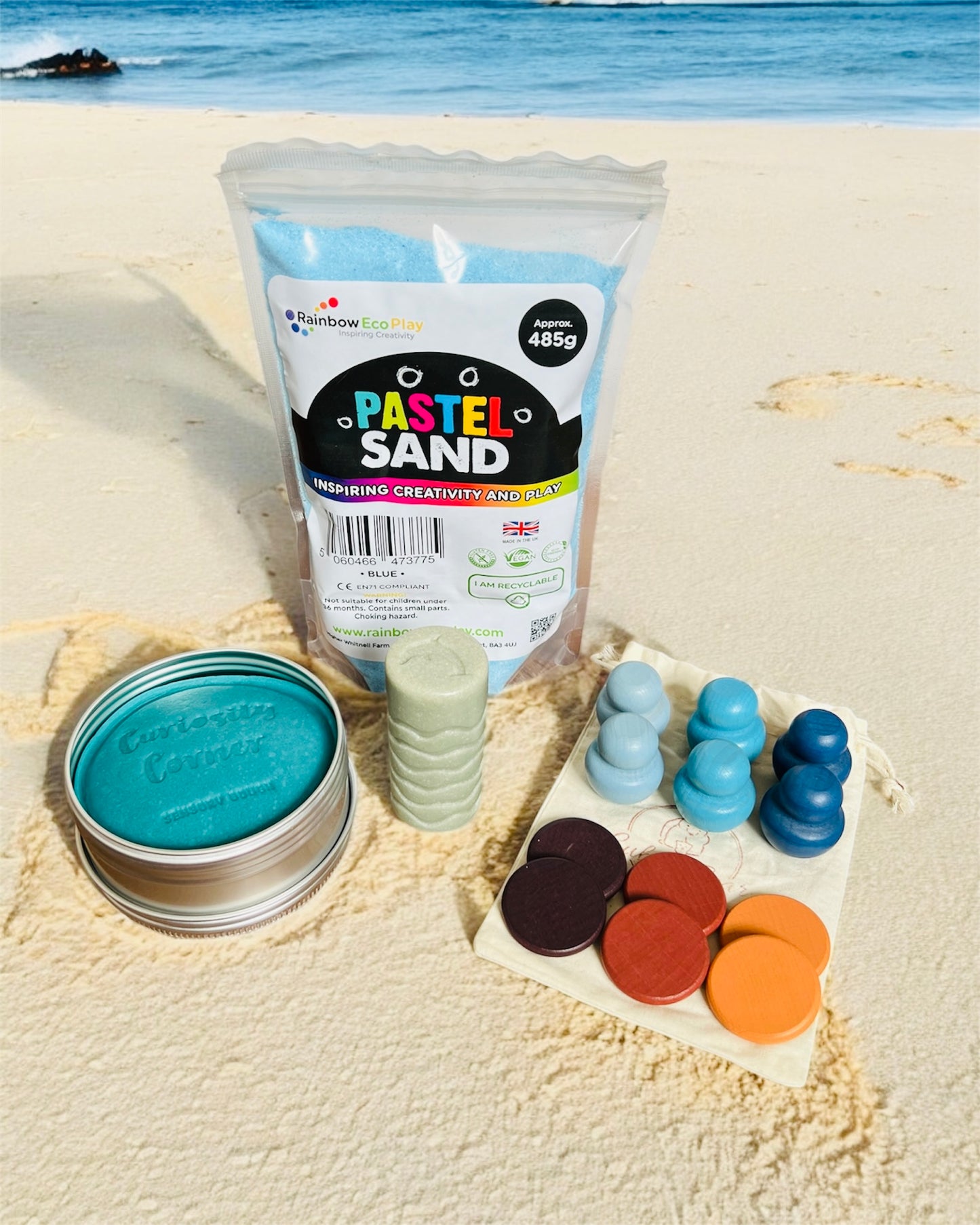 Cub & Bear's Monthly Sensory Play Subscription Box ~ August~ Coastal Adventures