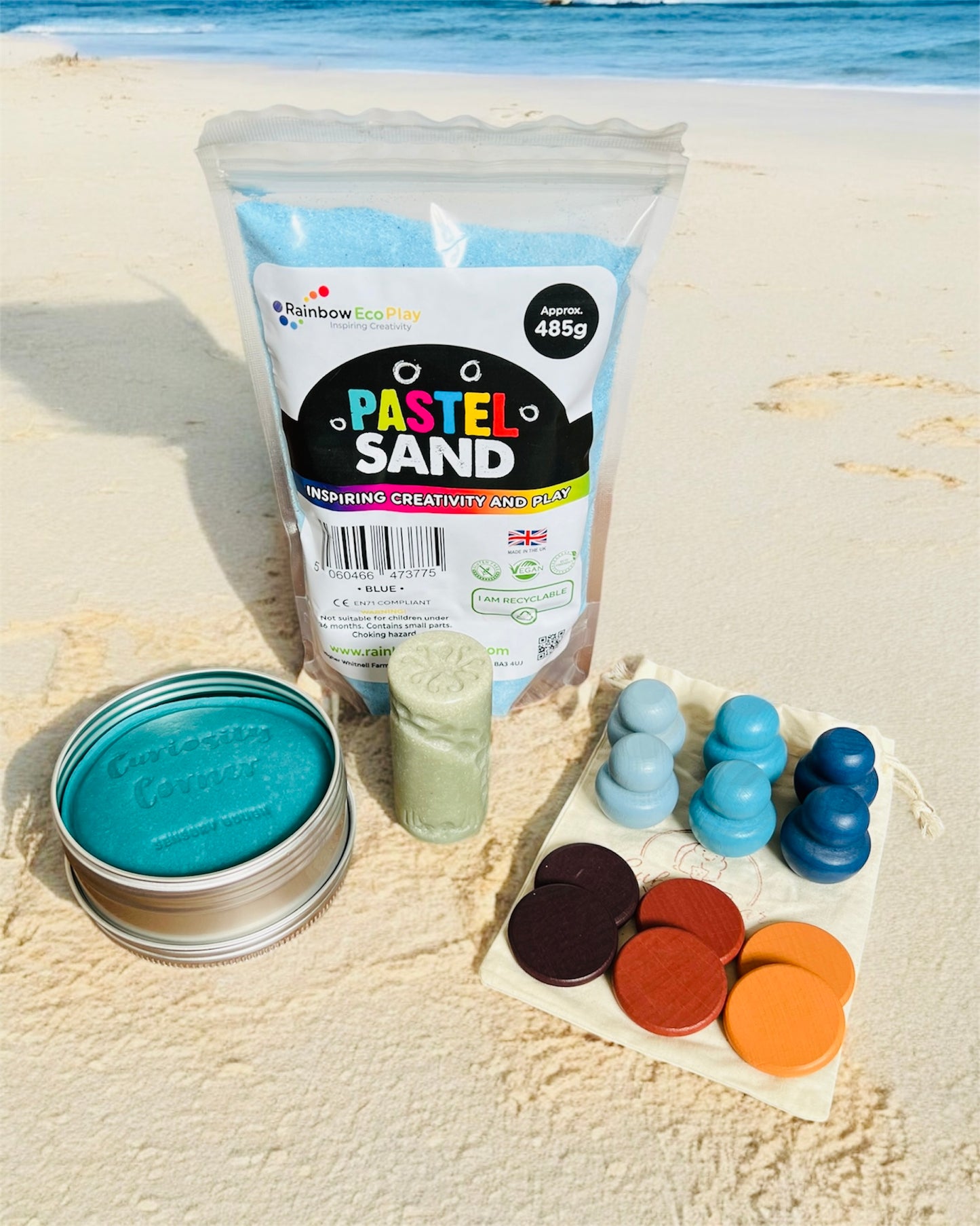 Cub & Bear's Monthly Sensory Play Subscription Box ~ August~ Coastal Adventures
