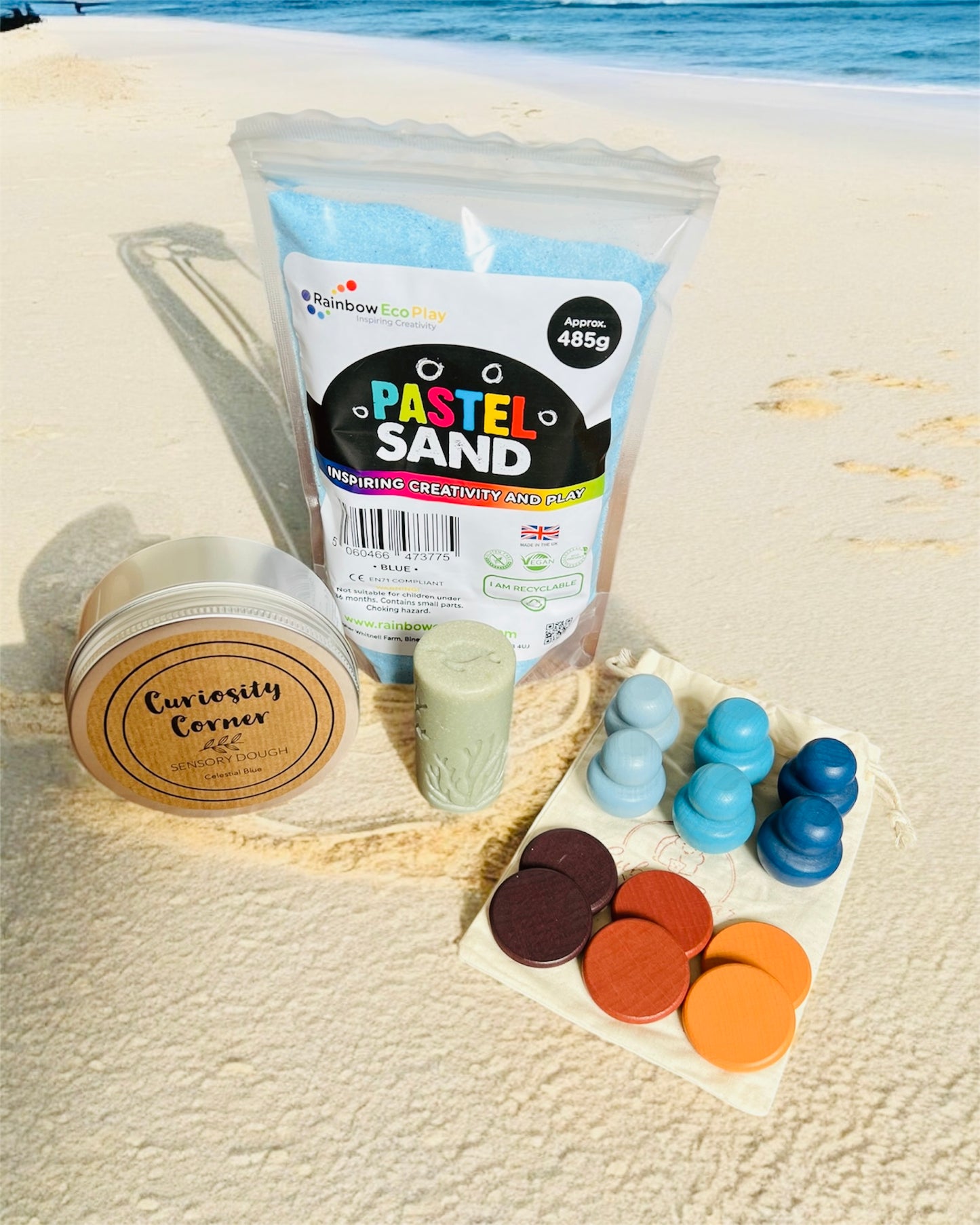 Cub & Bear's Monthly Sensory Play Subscription Box ~ August~ Coastal Adventures