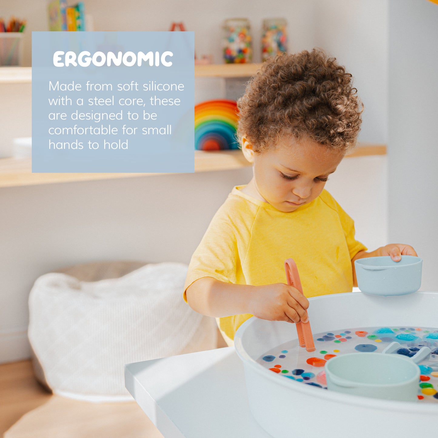 Inspire My Play Silicone Sensory ~ Tongs