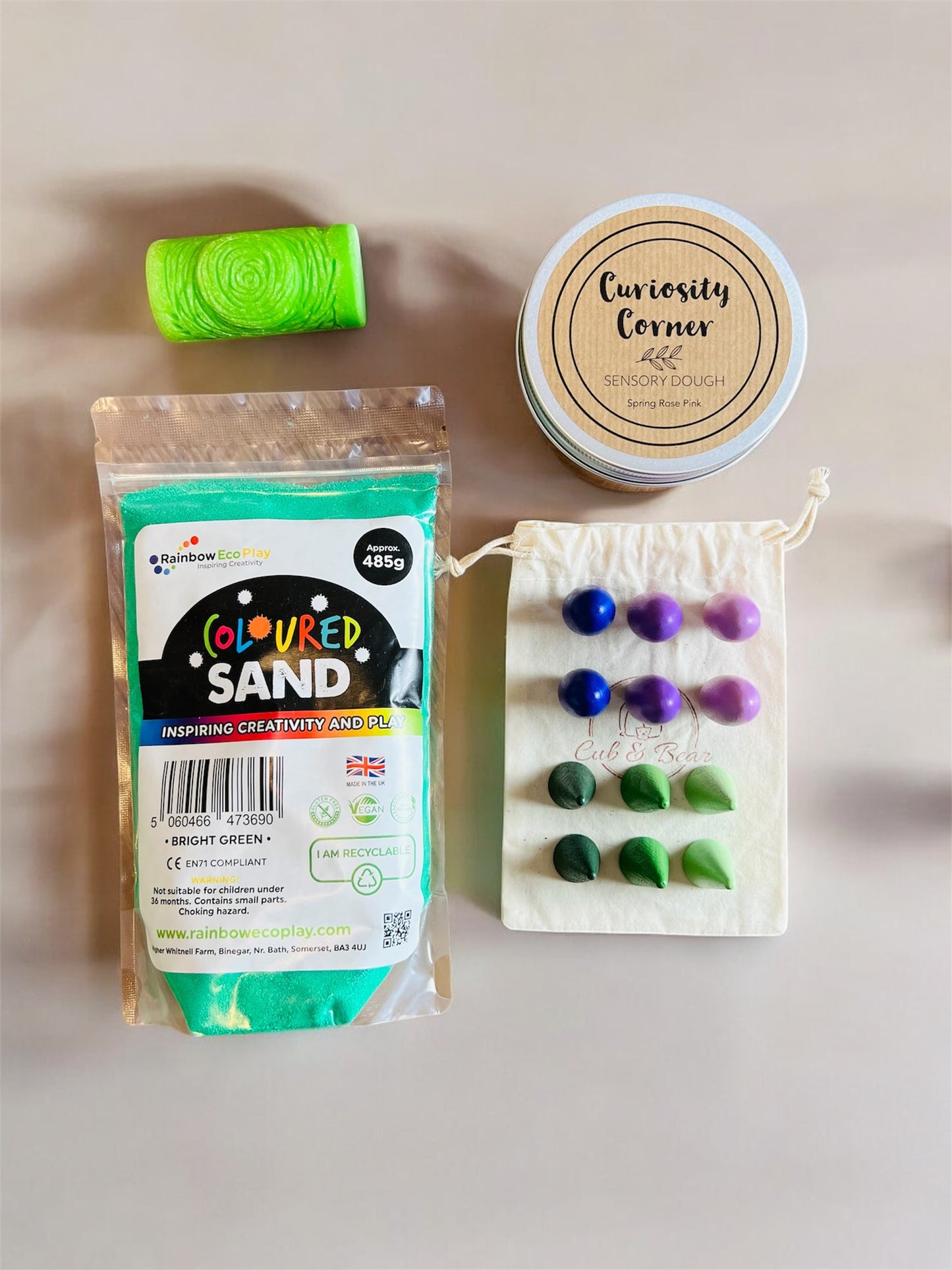 Cub & Bear's Monthly Sensory Play (Non Subscription) Box ~ April~ Little Beginnings