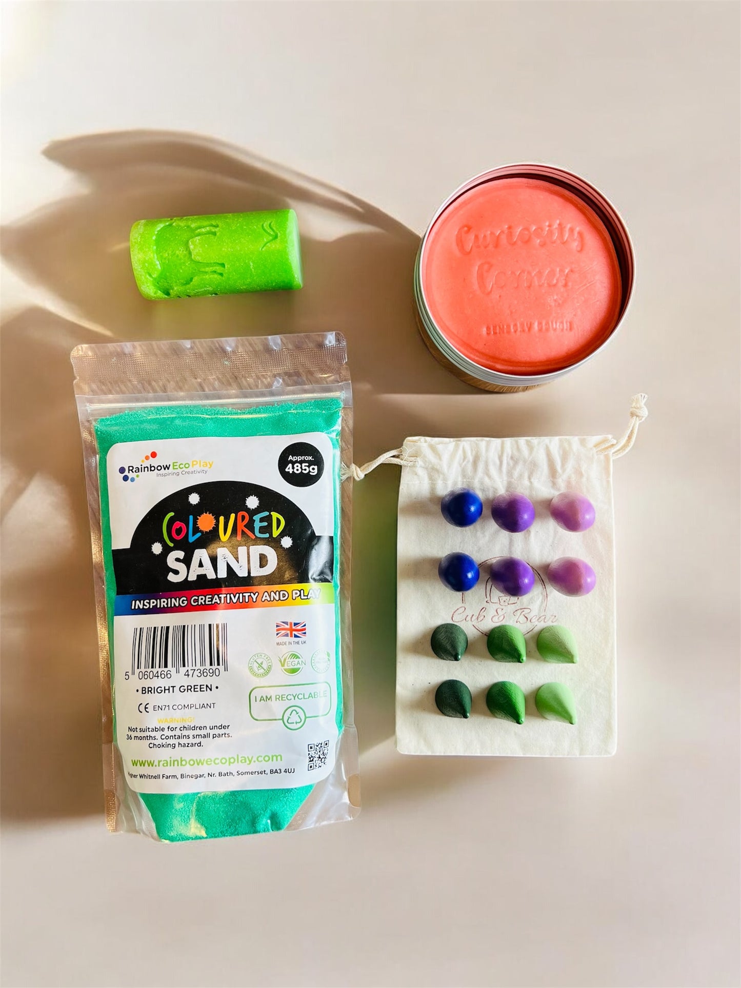 Cub & Bear's Monthly Sensory Play (Non Subscription) Box ~ April~ Little Beginnings