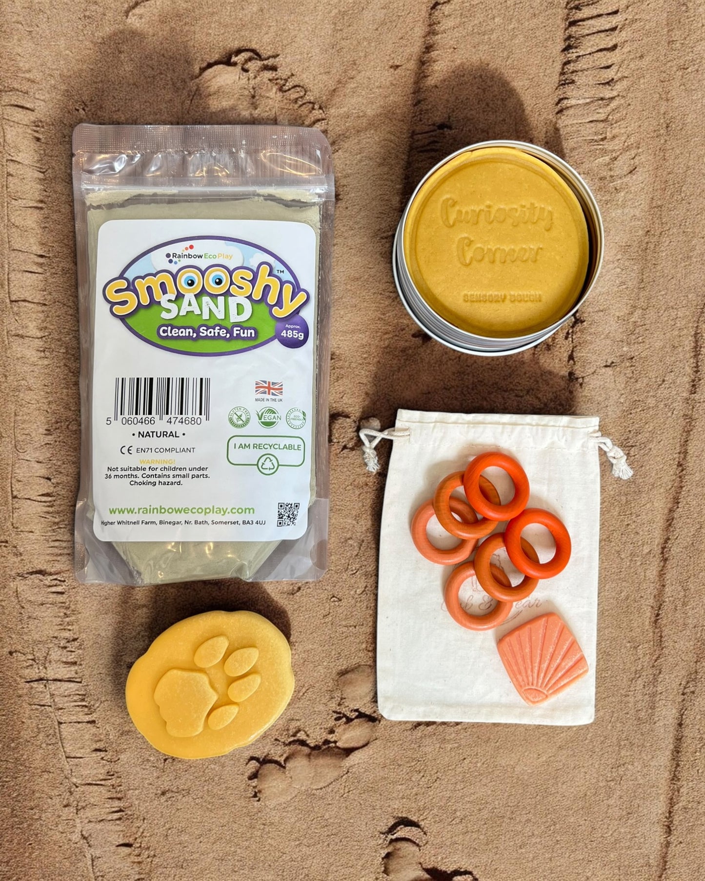 Cub & Bear's Monthly Sensory Play Subscription Box ~ July ~ Savannah Sunset