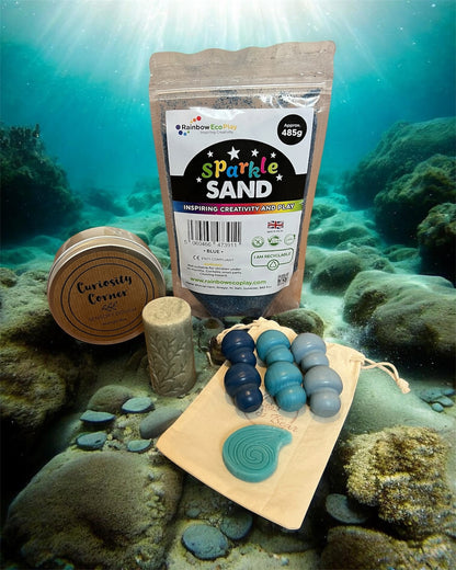 Cub & Bear's Monthly Sensory Play Subscription Box ~ August ~ Into the Deep
