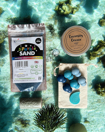 Cub & Bear's Monthly Sensory Play Subscription Box ~ August ~ Into the Deep