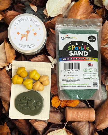 Cub & Bear's Monthly Sensory Play Subscription Box ~ November ~ Woodland Whispers