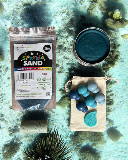 Cub & Bear's Monthly Sensory Play Subscription Box ~ August ~ Into the Deep
