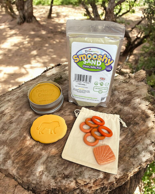Cub & Bear's Monthly Sensory Play Subscription Box ~ July ~ Savannah Sunset