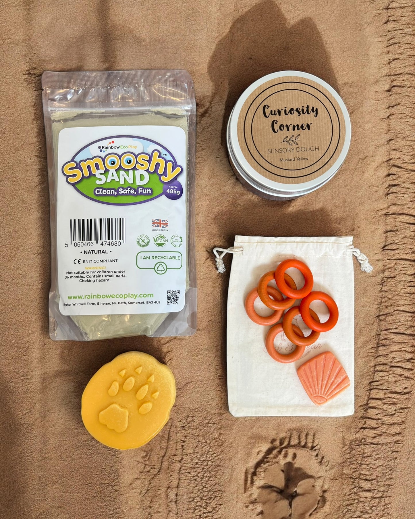 Cub & Bear's Monthly Sensory Play Subscription Box ~ July ~ Savannah Sunset