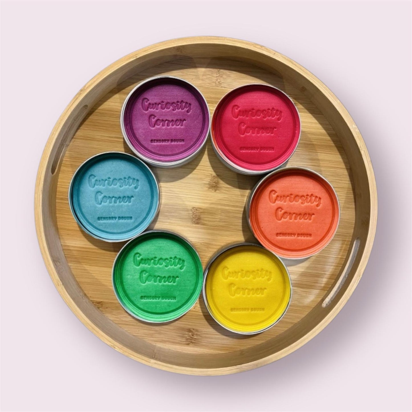 Curiosity Corner Handmade Sensory Play Dough - Bright Collection