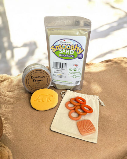 Cub & Bear's Monthly Sensory Play Subscription Box ~ July ~ Savannah Sunset
