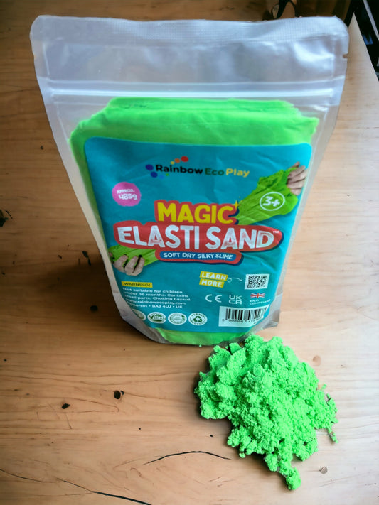 Rainbow Eco Magic Elasti Slime Sand  485G