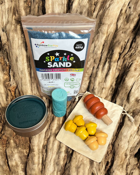 Cub & Bear's Monthly Sensory Play Subscription Box ~ September ~ Autumn Nights
