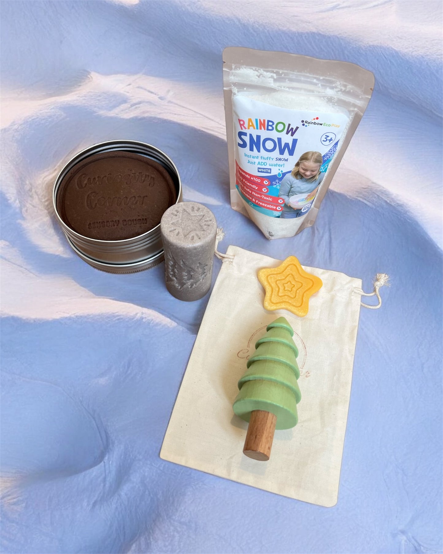 Cub & Bear's Monthly Sensory Play Subscription Box ~ December ~ Midwinter Magic