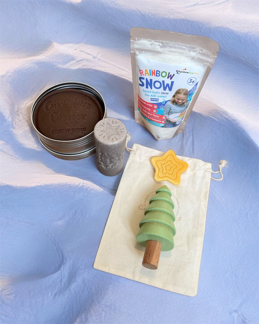 Cub & Bear's Monthly Sensory Play Subscription Box ~ December ~ Midwinter Magic