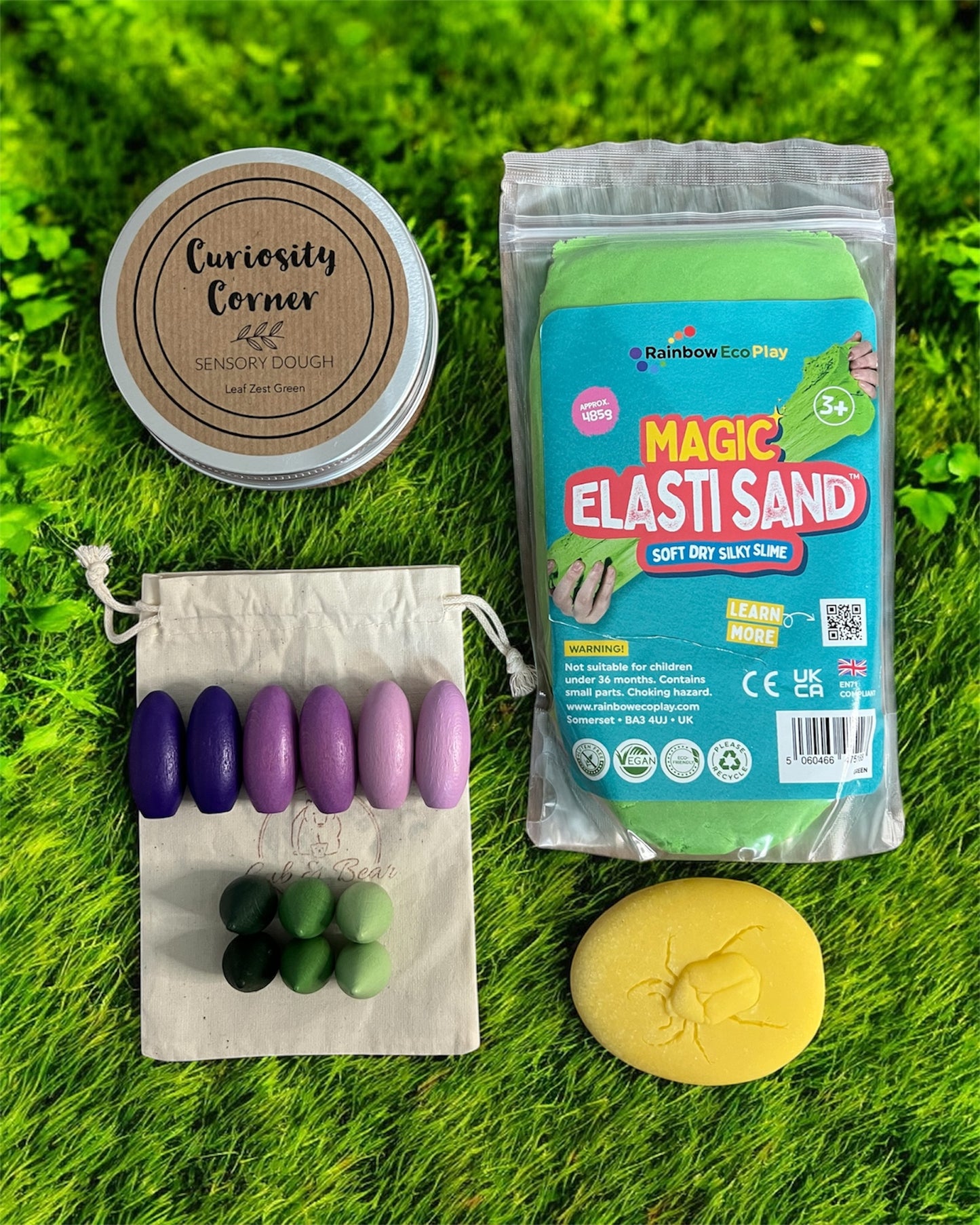 Cub & Bear's Monthly Sensory Play Subscription Box ~ May ~ Nature’s Little Helpers